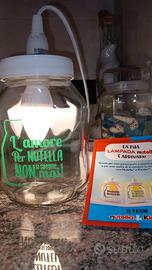 Lampada nutella con lampadina