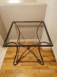 Tavolino in ferro battuto 