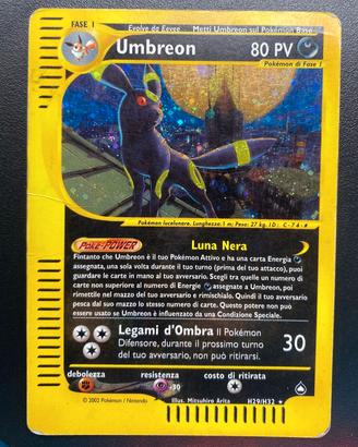 Pokémon - Umbreon - Aquapolis - Holo - ITA - LP