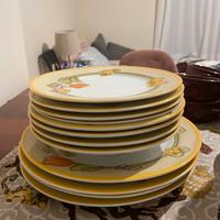 Piatti thun e Tazzine caffe ceramiche Grottaglie