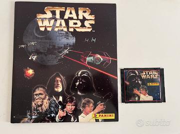 STAR WARS ALBUM PANINI COMPLETO + BUSTINA SIGILLAT