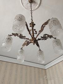 Lampadario vintage fine anni 70/80
