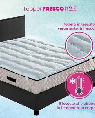 Topper matrimoniale 160x 200 NUOVO sottovuoto