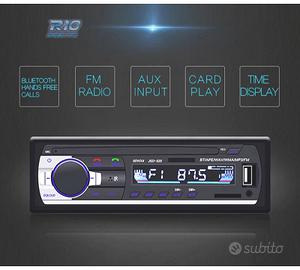 AUTORADIO 1 DIN BLUETOOTH MP3 USB SD AUX