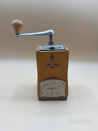 Macinino macinacaffè vintage Mokka Kim in legno