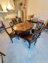 Tavolo con 6 sedie