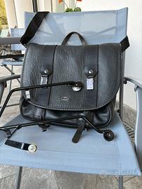 Borsa moto in pelle