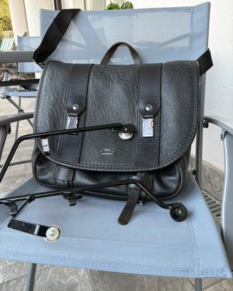 Borsa moto in pelle