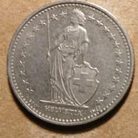 Moneta mezzo franco svizzero 1996