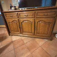 Cassettiera in legno stile classico pari al nuovo