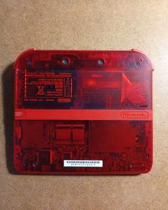 Nintendo 2DS Crystal Red+giochi