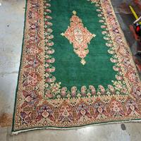 Tappeto persiano fantasia verde