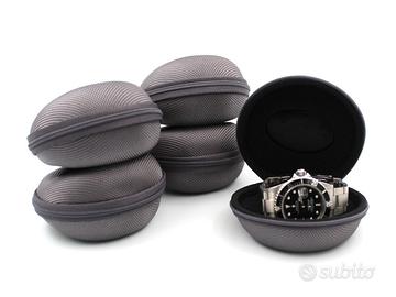 5 Watch Box Orologi Grigie Rolex, Omega, Patek
