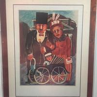 Franz borghese litografia quadro