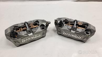 COPPIA PINZE FRENO ANTERIORI RADIALI BREMBO 100 MM