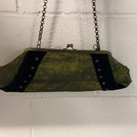 Borsa pochette verde