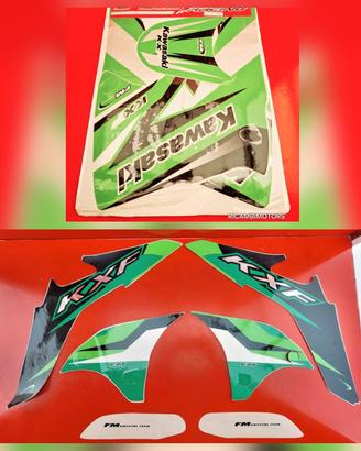 ADESIVI DECALCO KAWASAKI KXF