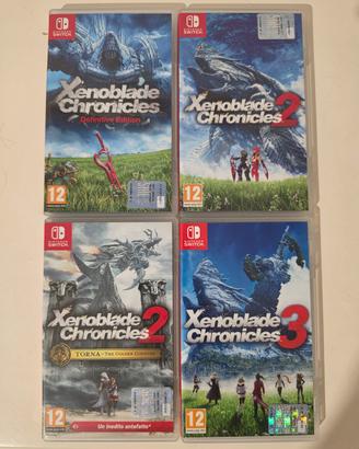 Lotto Xenoblade 1-3 + 2dlc Torna the golden countr