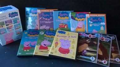 Dvd peppa pig + masha e orso