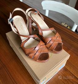 Sandali in cuoio donna tg 38