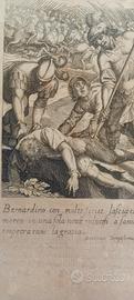 stampa antica originale maestri antichi 1600