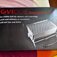 Set grill a gas e carbonella