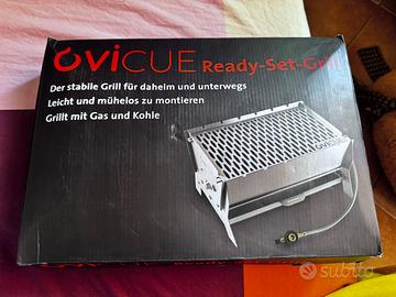 Set grill a gas e carbonella