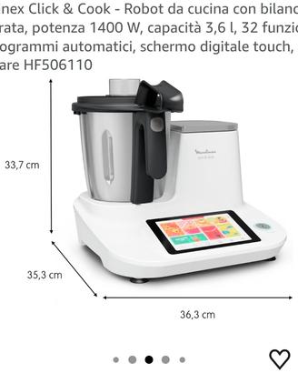 Moulinex Click & Cook - Robot da cucina HF506110