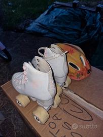 Pattini bianchi da bambina