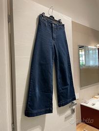 Jeans donna Republic of Denim Wide Leg blu scuro