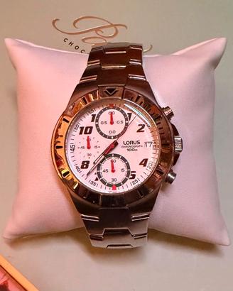Orologio Lorus Cronografo Uomo Acciaio