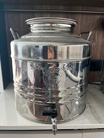 Latta olio accaio inox 30 litri