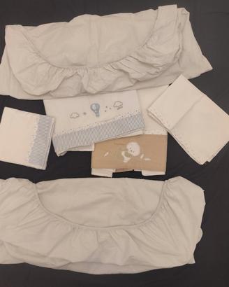 Set per lettino lenzuola