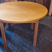 Tavolo da pranzo legno diametro 120 cm allungabile