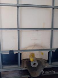 Cisterna 1000 litri per liquidi + accessori vari