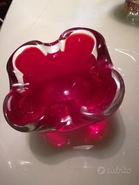 Posacenere Murano Quadrifoglio Vintage