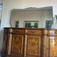 Madia classica in legno intarsiato