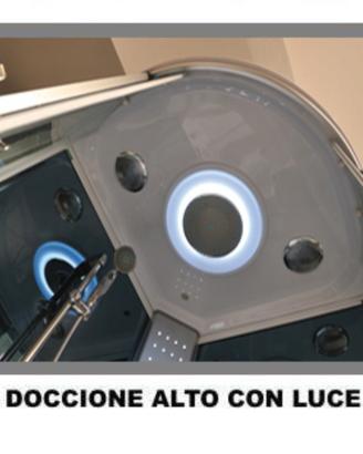 doccia bluetooth con sauna ozonoterapia cromoterap