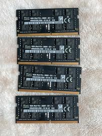 RAM DDR4 16GB 2666MHz SO-DIMM (x4