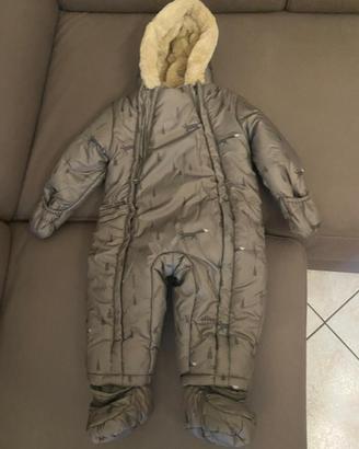 Tuta neve bimbo marrone Prenatal