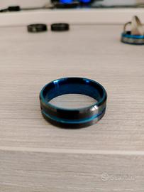anello blu e nero 