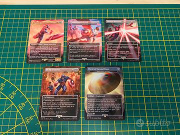 Set Carte Captain America MTG Marvel Fan-Made