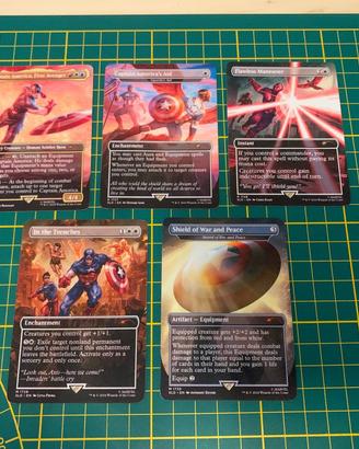 Set Carte Captain America MTG Marvel Fan-Made