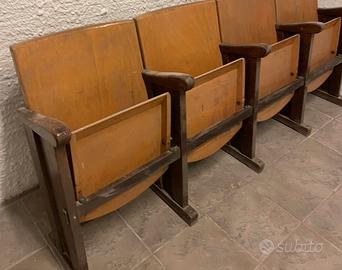 sedie cinema in legno