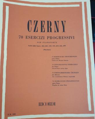 Czerny 70 esercizi progressivi per pianoforte