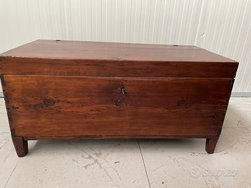 Cassa baule in legno