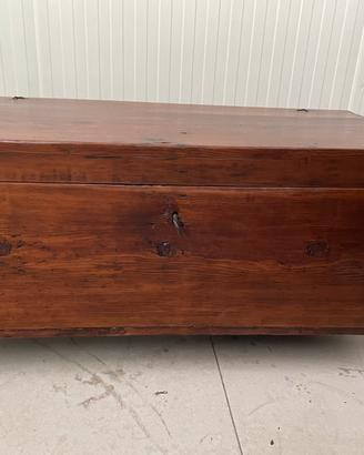 Cassa baule in legno