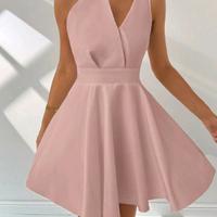 Vestito corto da cerimonia monospalla