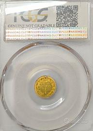 1/2 dollaro oro 1880