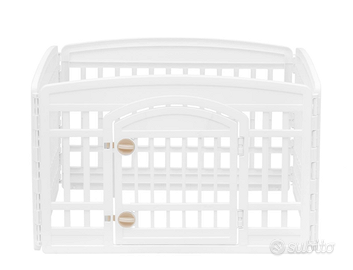 Recinto per cani da interno in plastica